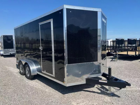 New 2025 Sure-Trac 7 x 16 Pro Series Enclosed Wedge Cargo Trailer 7K