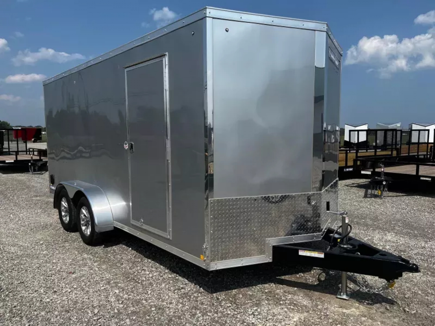 New 2025 Sure-Trac 7 x 16 Pro Series Enclosed Wedge Cargo Trailer 7K
