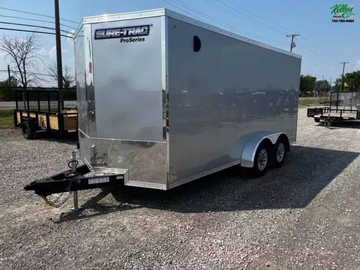 New 2025 Sure-Trac 7 x 16 Pro Series Enclosed Wedge Cargo Trailer 7K