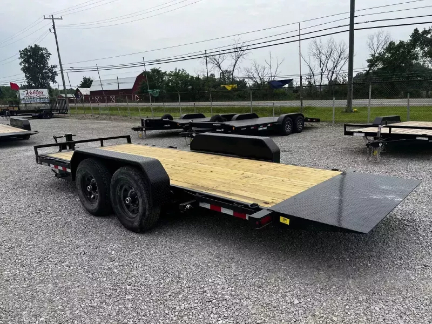 New 2025 Sure-Trac 18' 14K Tilt Bed Equipment Trailer