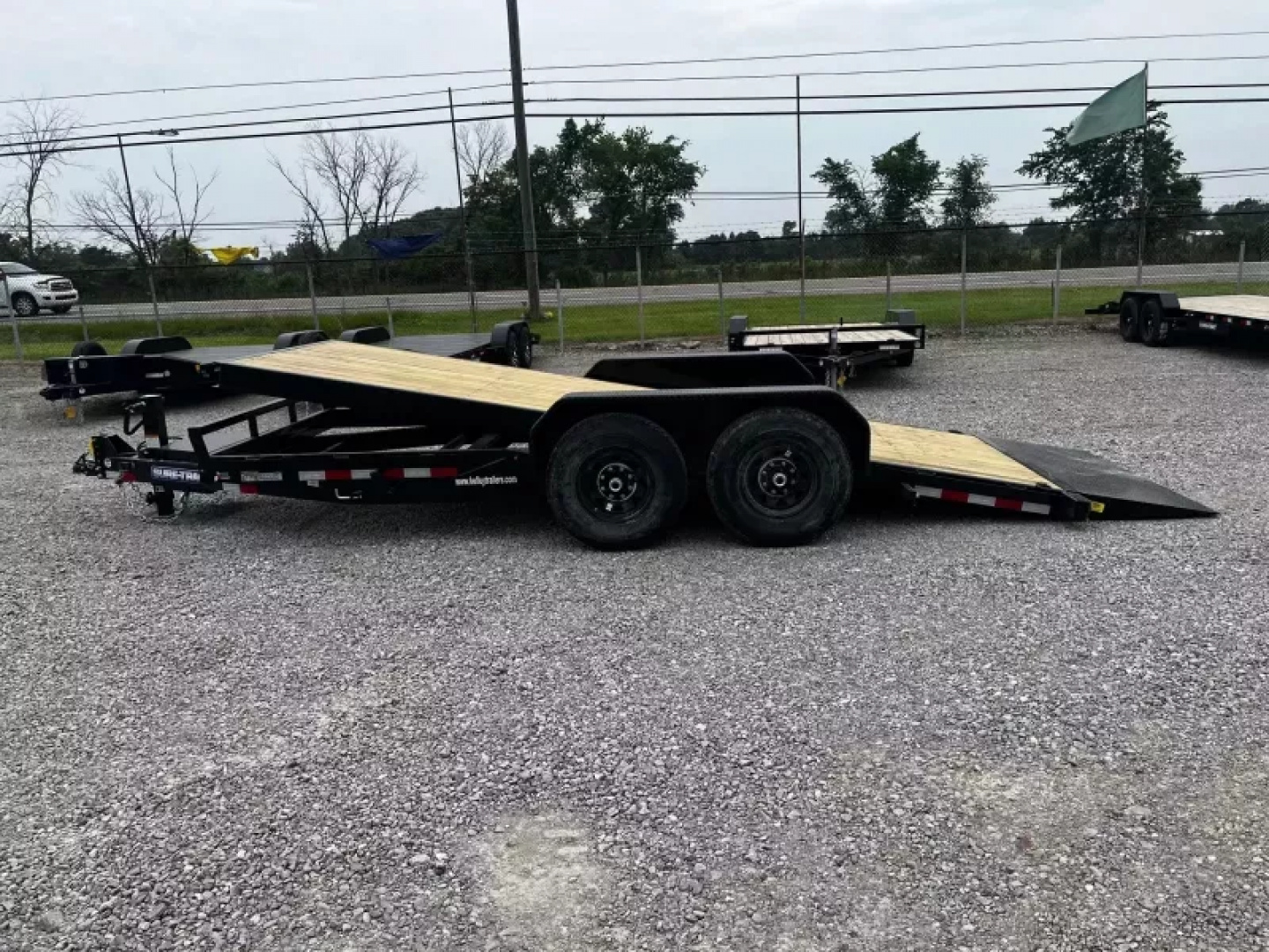 New 2025 Sure-Trac 18' 14K Tilt Bed Equipment Trailer