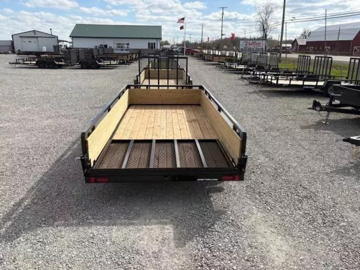New 2025 Sure-Trac 7x14 7K 3-Board Tandem Axle Utility Trailer