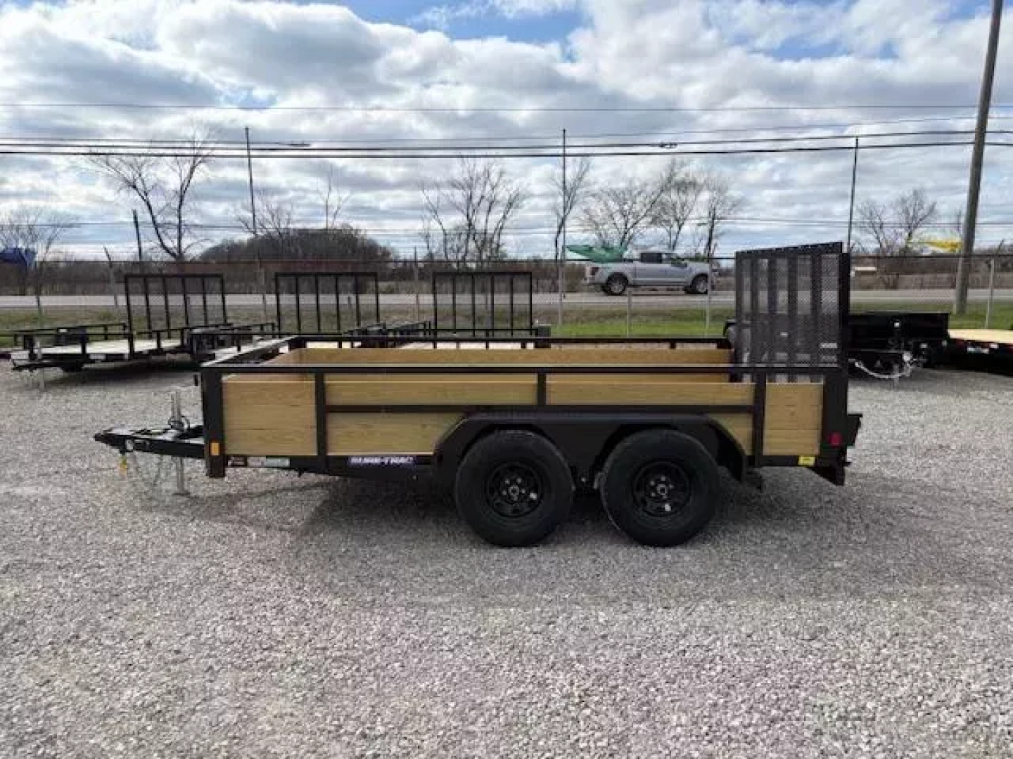 New 2025 Sure-Trac 7x12 7K 3-Board Utility Trailer