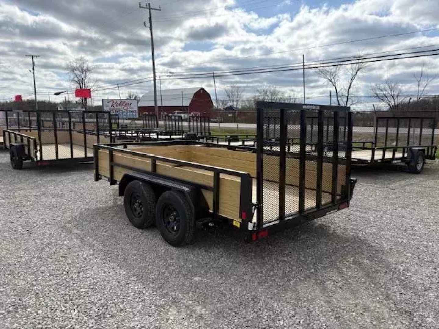New 2025 Sure-Trac 7x12 7K 3-Board Utility Trailer