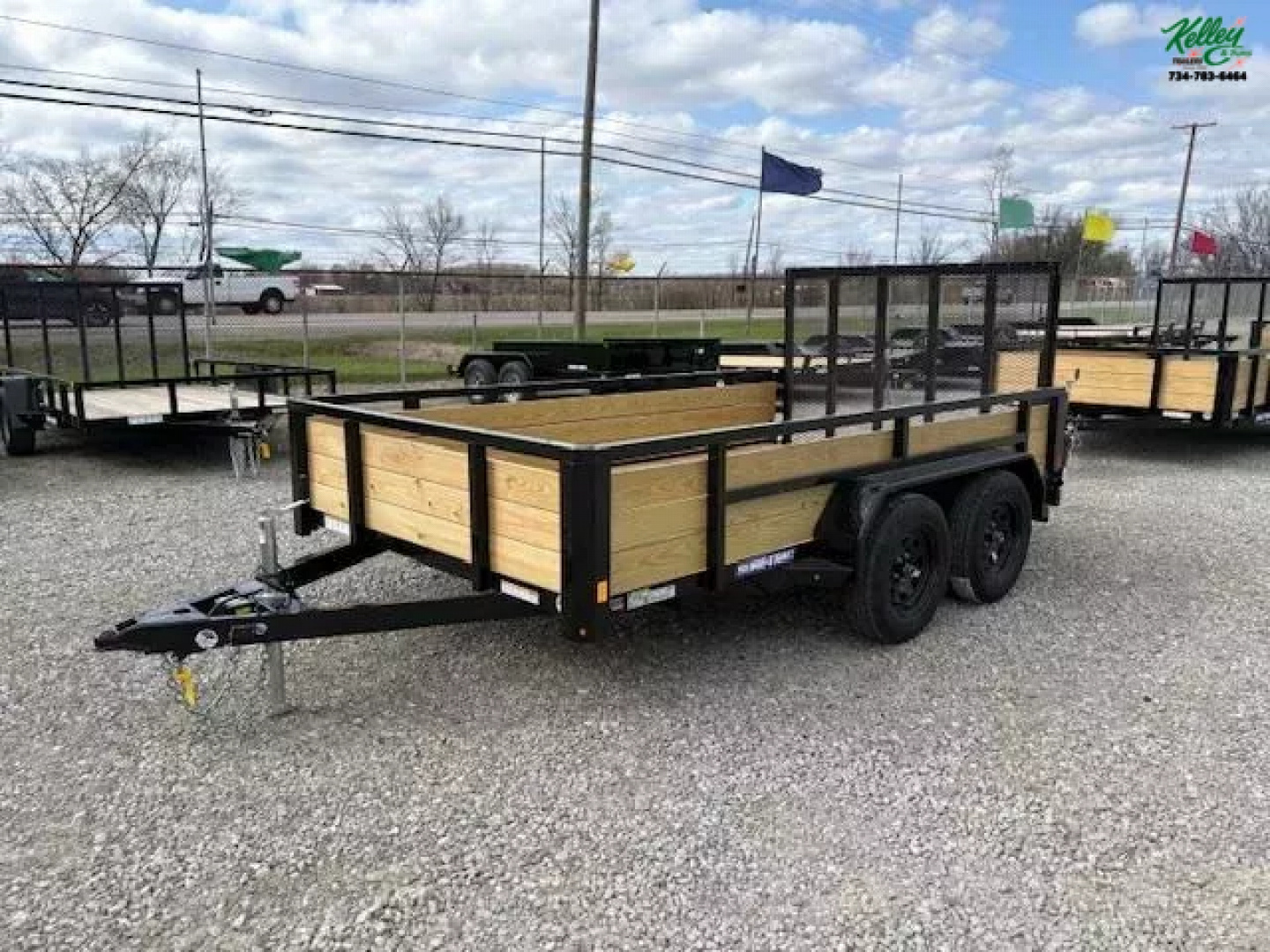 New 2025 Sure-Trac 7x12 7K 3-Board Utility Trailer