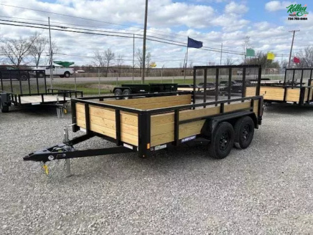 New 2025 Sure-Trac 7x12 7K 3-Board Utility Trailer