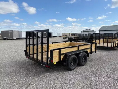 New 2025 Sure-Trac 7x12 7K 3-Board Utility Trailer