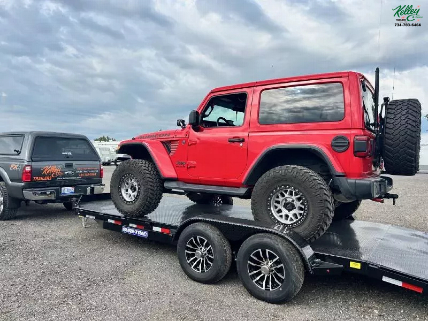 New 2025 Sure-Trac 7x20 10K Steel Deck Car Hauler