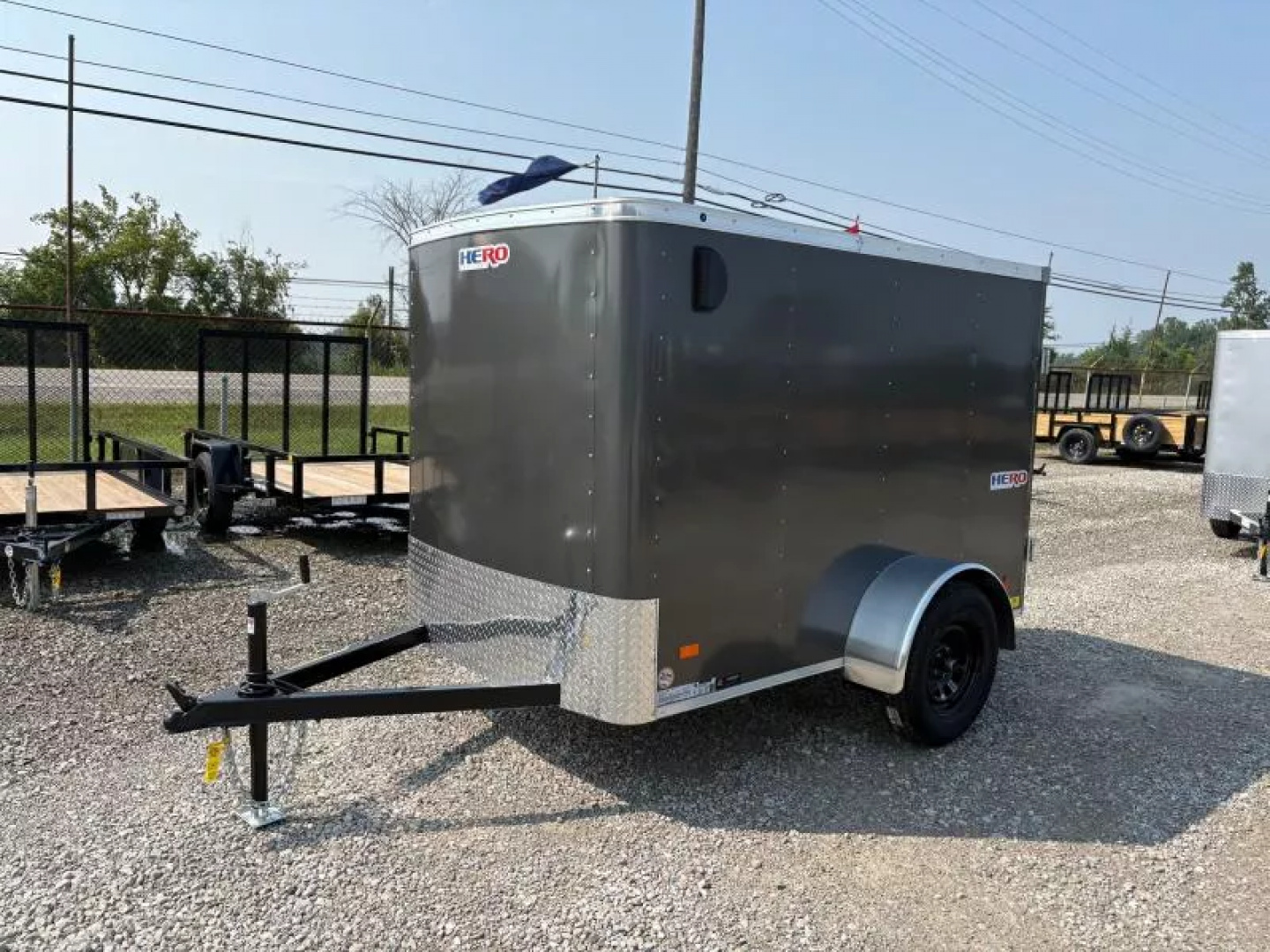 New 2025 Bravo 5x8 3K Hero Cargo Trailer