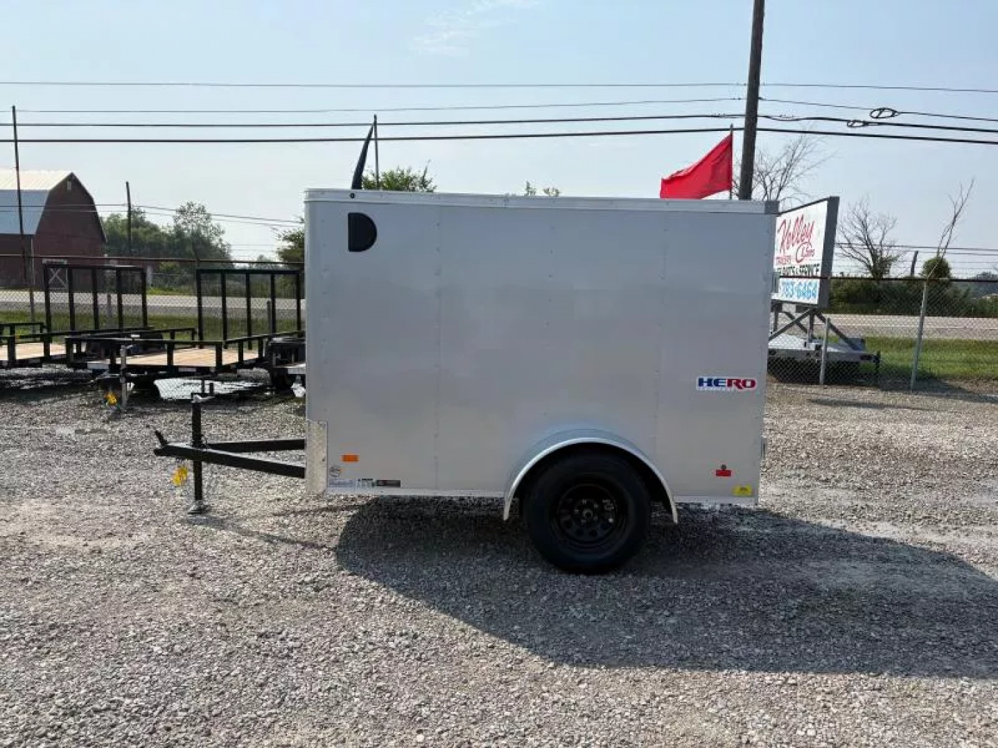 New 2025 Bravo 5x8 3K Hero Cargo Trailer