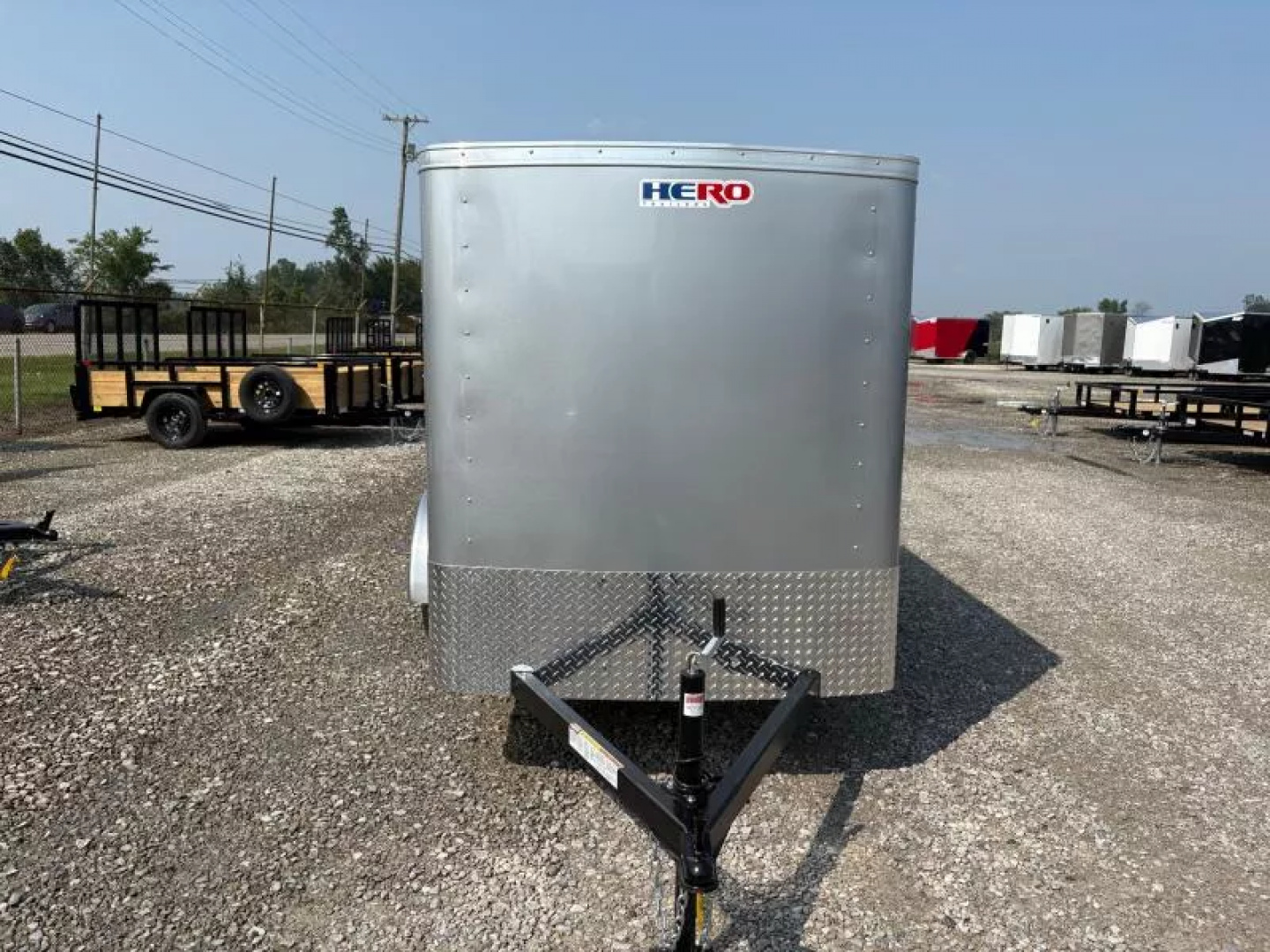 New 2025 Bravo 5x8 3K Hero Cargo Trailer