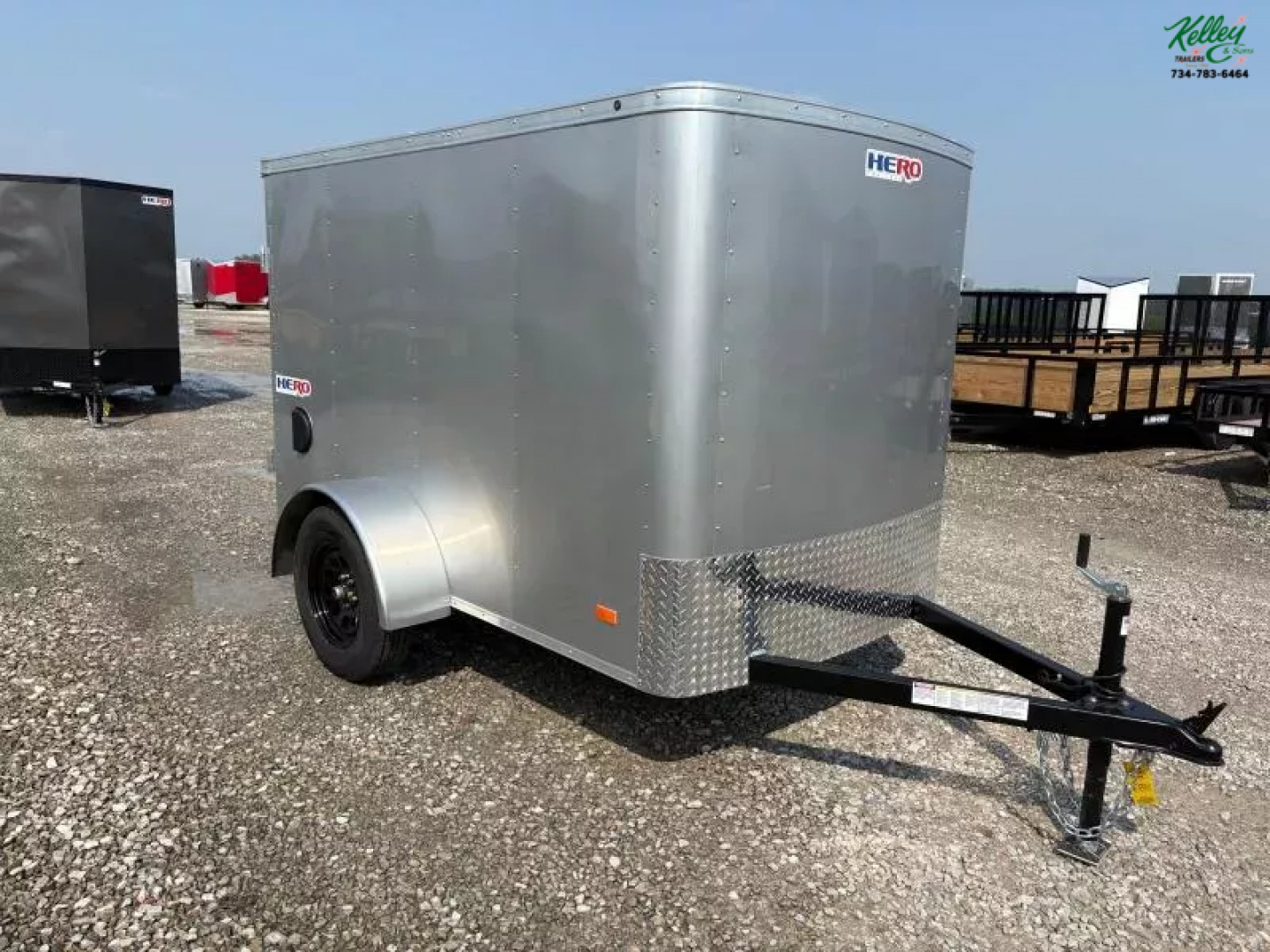 New 2025 Bravo 5x8 3K Hero Cargo Trailer