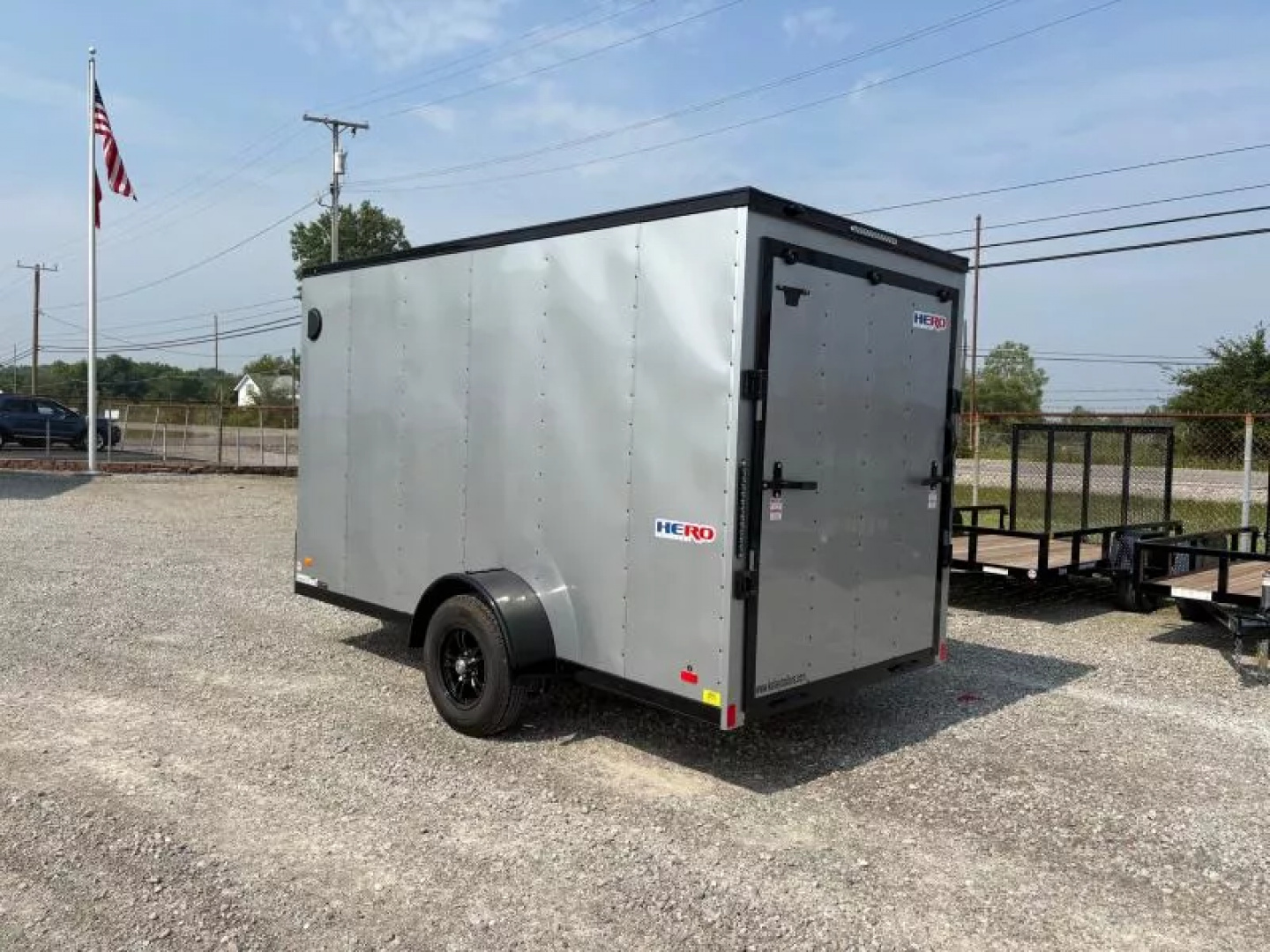 New 2025 Bravo 6x12 3K Hero Cargo Trailer