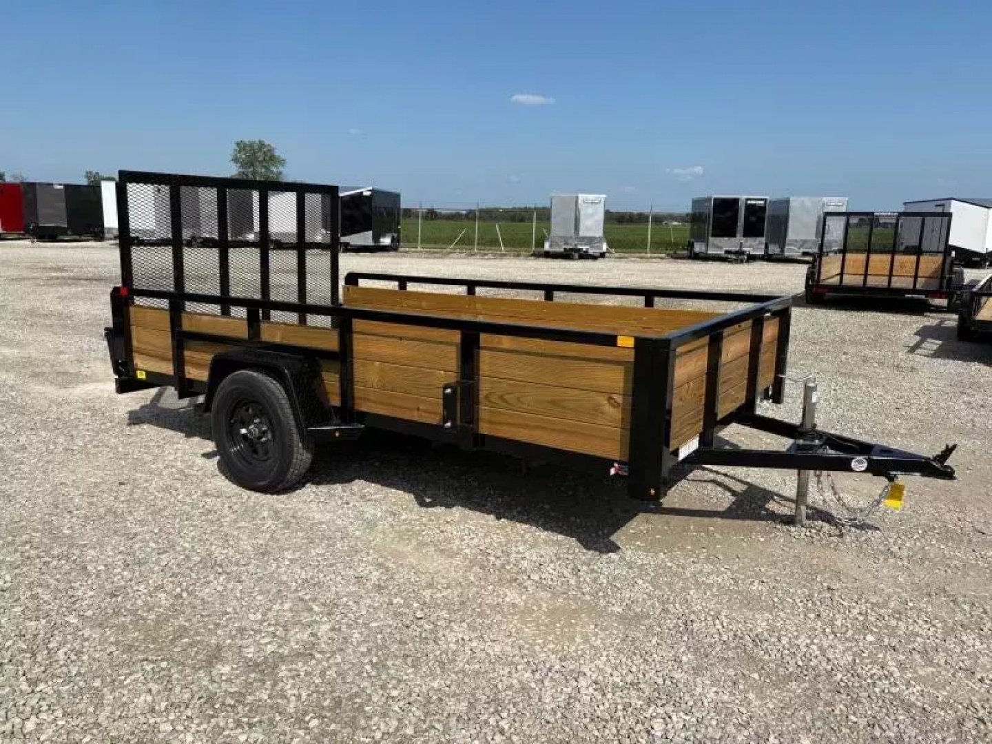 New 2025 Sure-Trac 7x12 3K 3-Board Utility Trailer