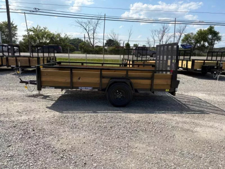 New 2025 Sure-Trac 7x12 3K 3-Board Utility Trailer