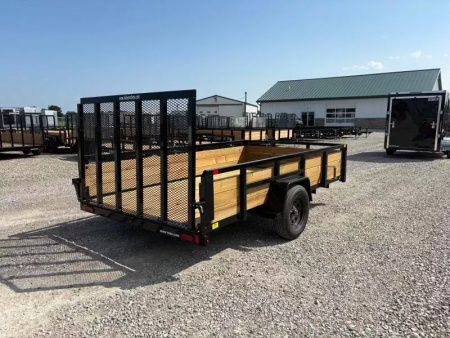 New 2025 Sure-Trac 7x12 3K 3-Board Utility Trailer