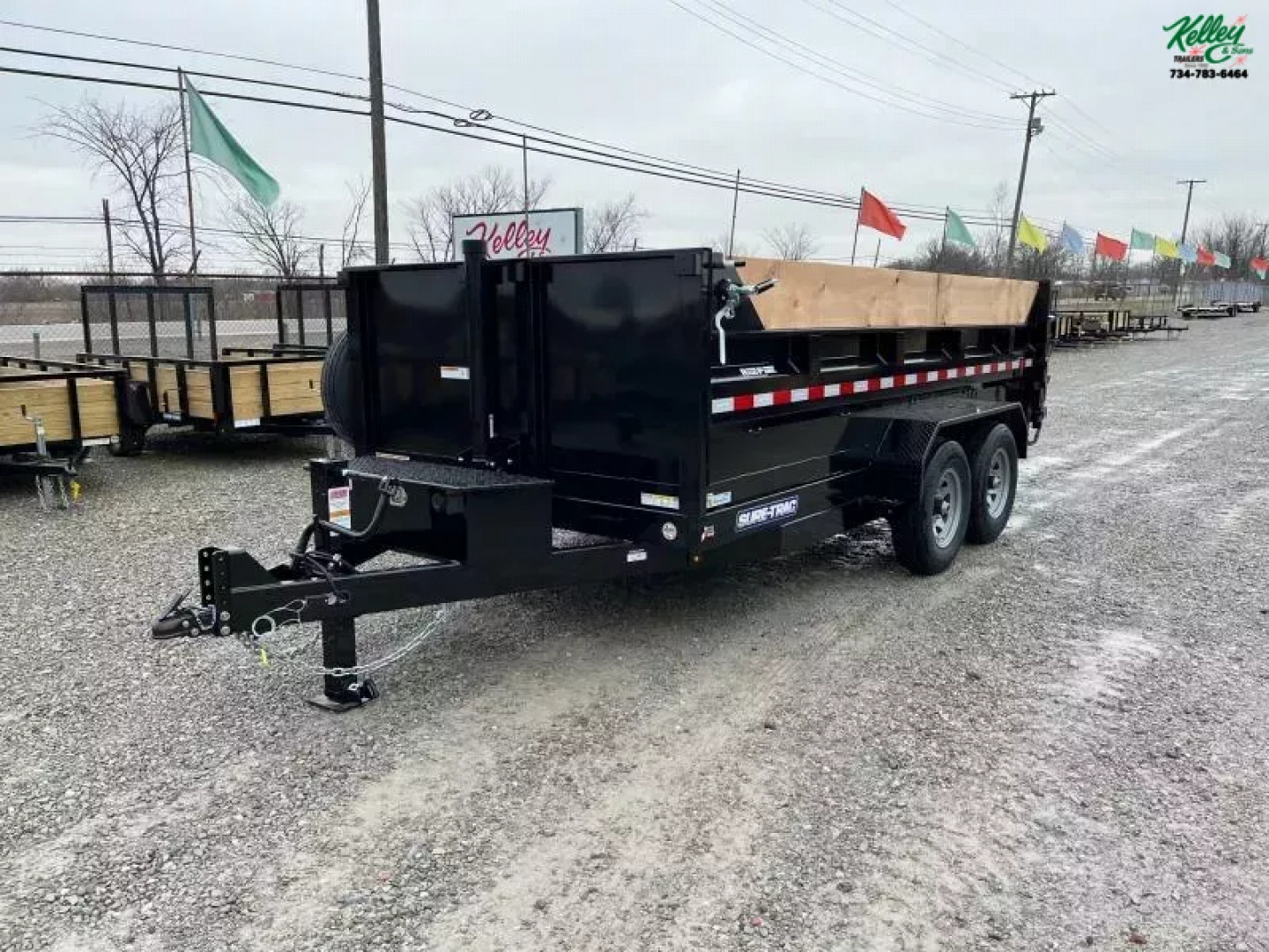 New 2025 Sure-Trac 82 x14 14K Low Pro Telescopic Dump