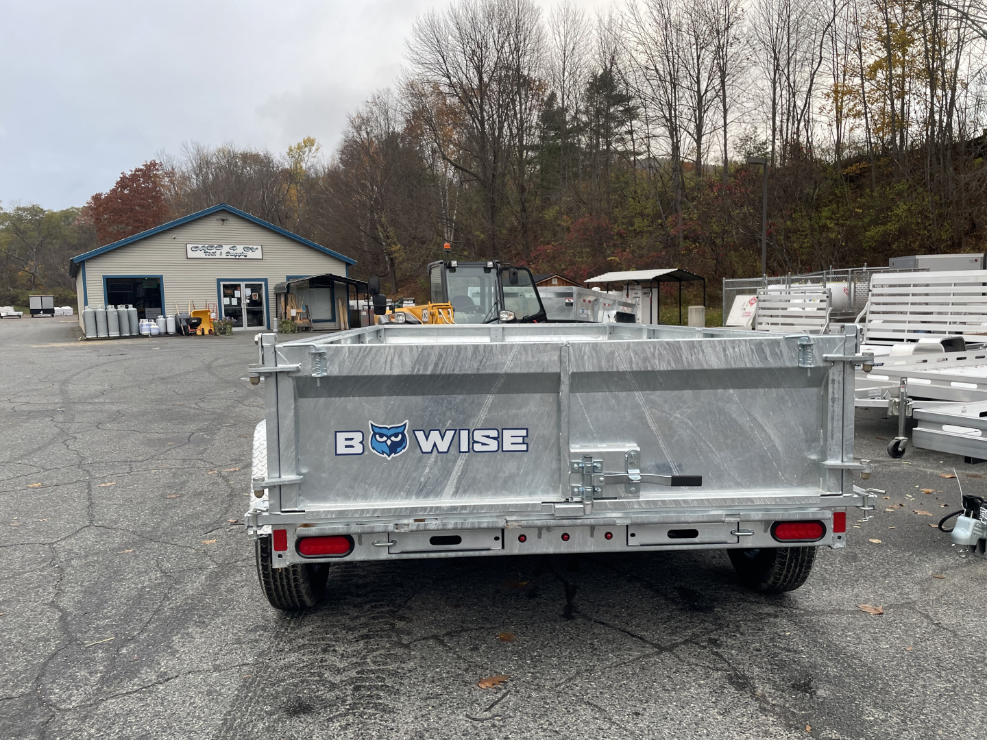 New 2026 Galvanized 6x12 10k GVWR Dump Trailer