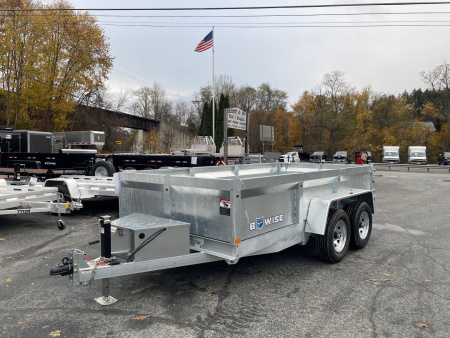 New 2026 Galvanized 6x12 10k GVWR Dump Trailer