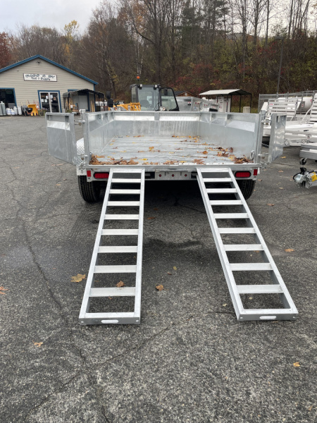 New 2026 Galvanized 6x12 10k GVWR Dump Trailer
