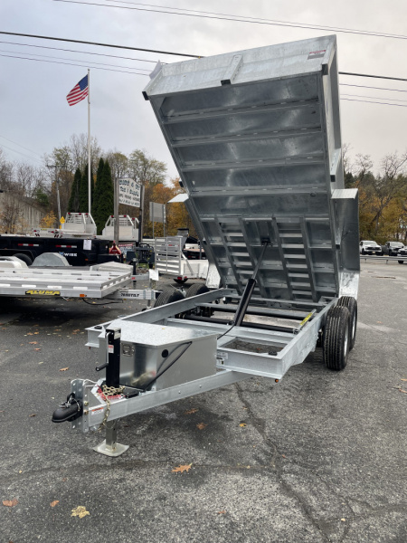 New 2026 Galvanized 6x12 10k GVWR Dump Trailer