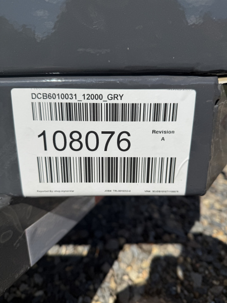 New 2026 Norstar DCB6010031_12000_GRY Dump Trailer