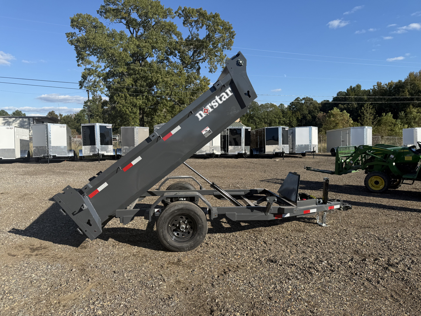 New 2026 Norstar DCB6010051_12000_GRY Single 5.2K Axle Dump Trailer