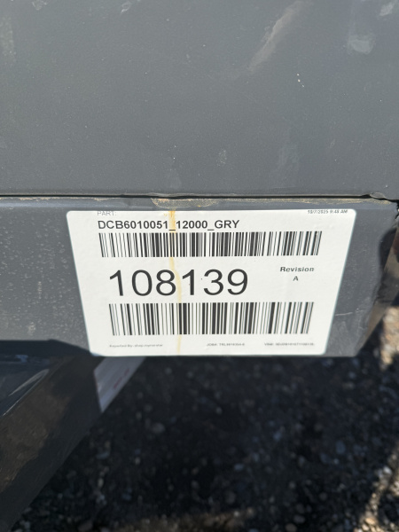 New 2026 Norstar DCB6010051_12000_GRY Single 5.2K Axle Dump Trailer