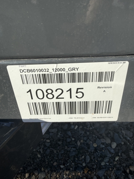 New 2026 Norstar DCB6010032_12000_GRY Dump Trailer