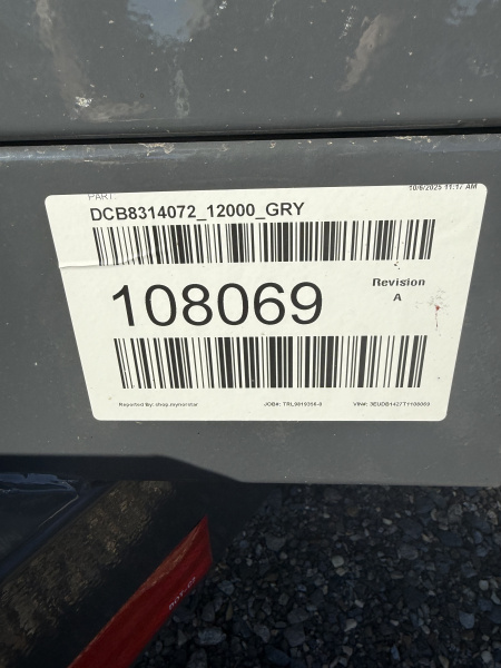 New 2026 Norstar DCB14 83" x 14' Dump Trailer