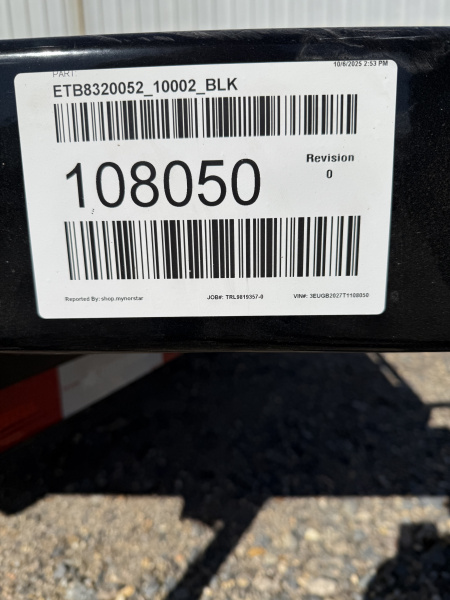 New 2026 Iron Bull ETB10 83" x 20' 10K GVWR Equipment Trailer