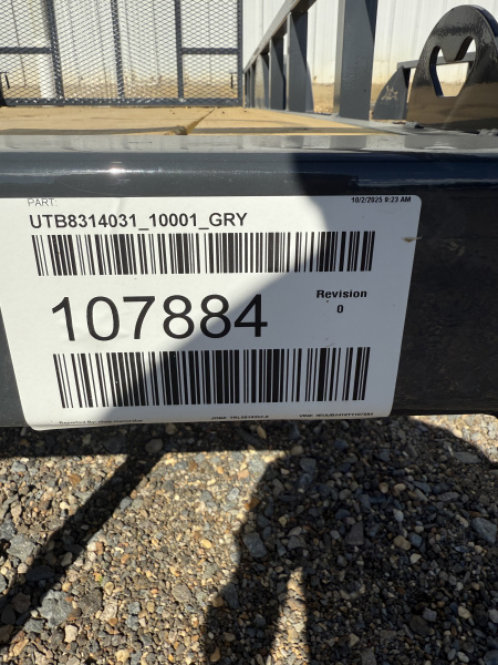 New 2026 Norstar UTB 83x14 Utility Trailer