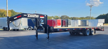 New 2024 CornPro 30' Gooseneck Equipment Trailer