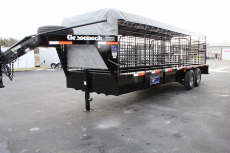 New 2024 Gooseneck 24' Stock / Stock Combo Trailer