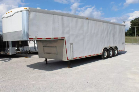 Used 2005 Haulmark Trailers Gooseneck Cargo / Enclosed Trailer