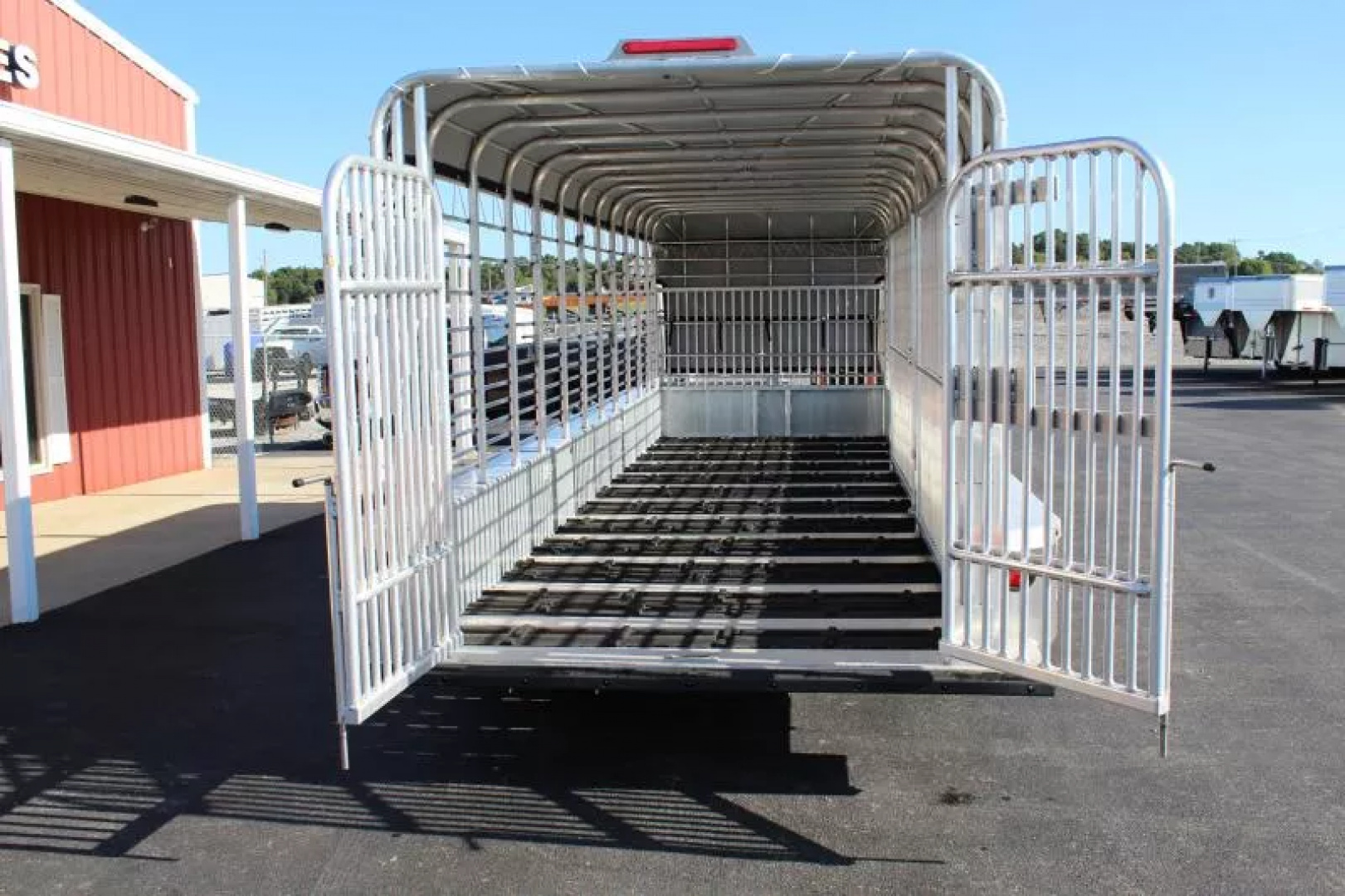 New 2025 Gooseneck CANVAS TOP Stock / Stock Combo Trailer