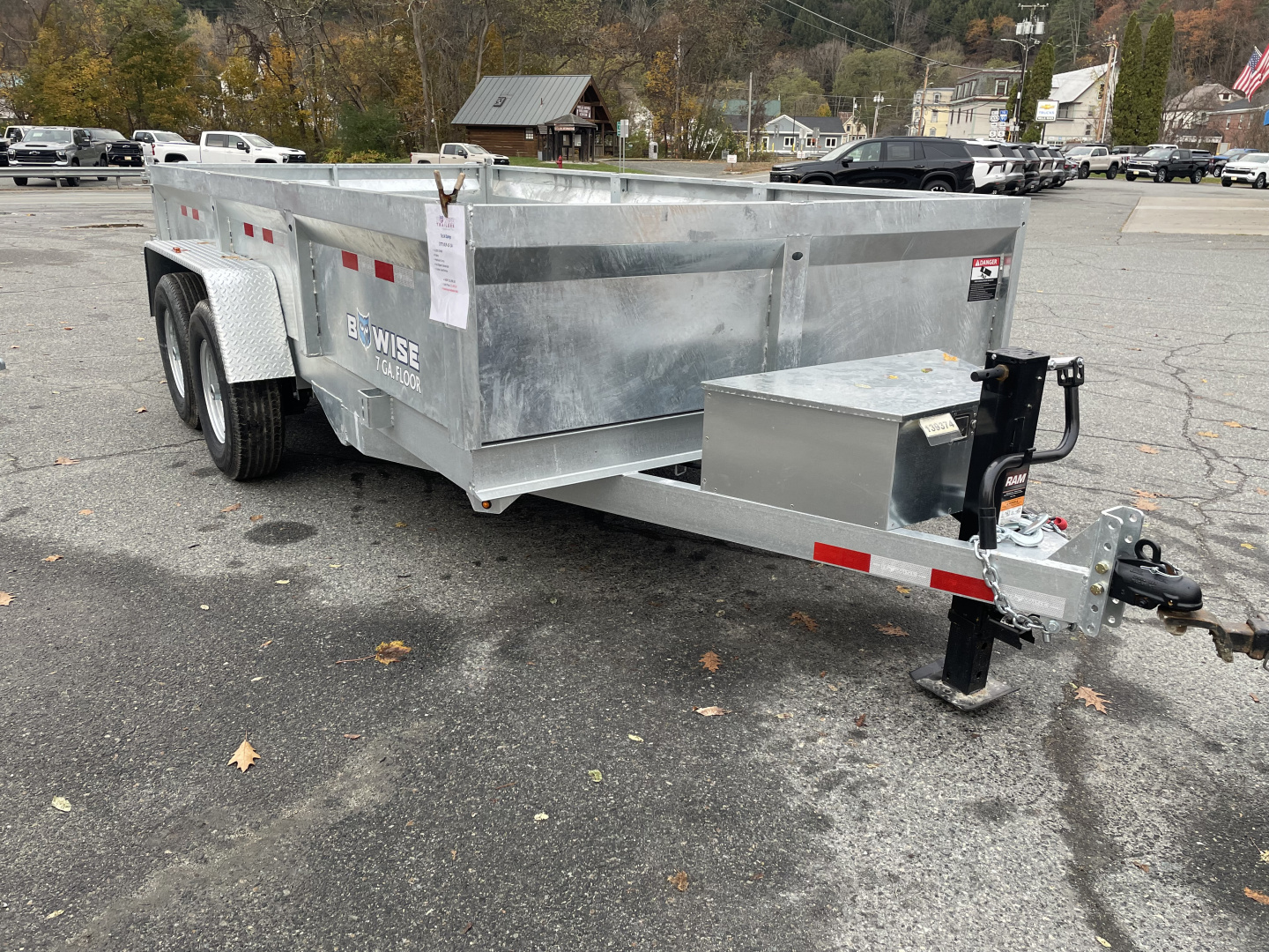 New 2026 BWISE DT14 81.5x14 14K Tandem Axle Dump Trailer
