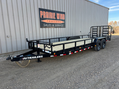 New 2026 PJ Trailers 24' Rail Side CC Equipment Trailer