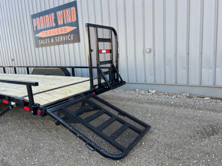 New 2026 PJ Trailers 24' Rail Side CC Equipment Trailer