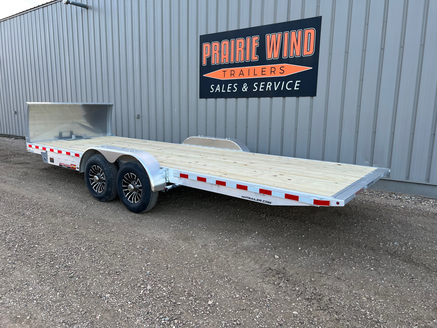 New 2026 H&H Trailers 22' Aluminum Speed Loader Tilt Trailer