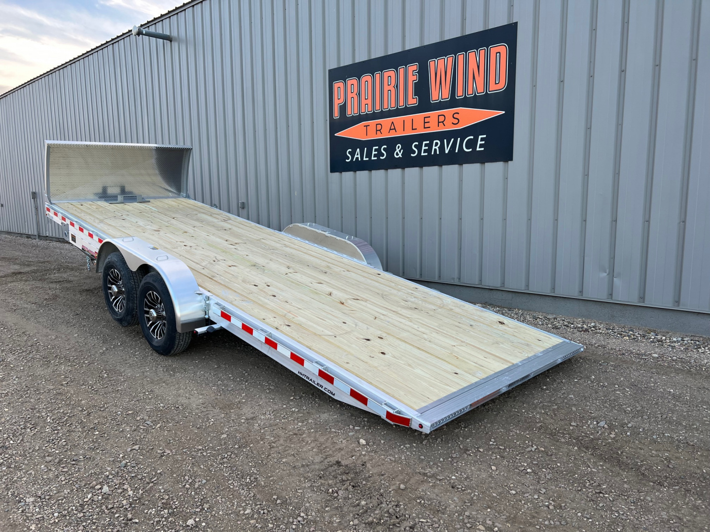 New 2026 H&H Trailers 22' Aluminum Speed Loader Tilt Trailer