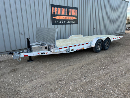 New 2026 H&H Trailers 22' Aluminum Speed Loader Tilt Trailer