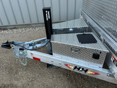 New 2026 H&H Trailers 22' Aluminum Speed Loader Tilt Trailer