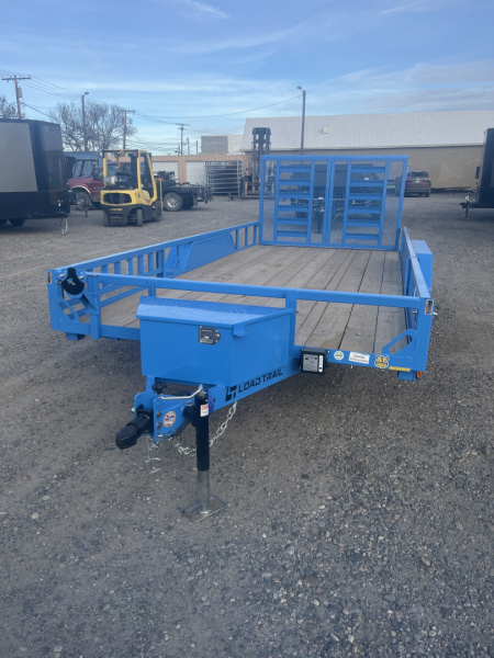 New 2026 Load Trail 83  x 16' Tandem Axle Utility (2  x 3  Angle Frame)