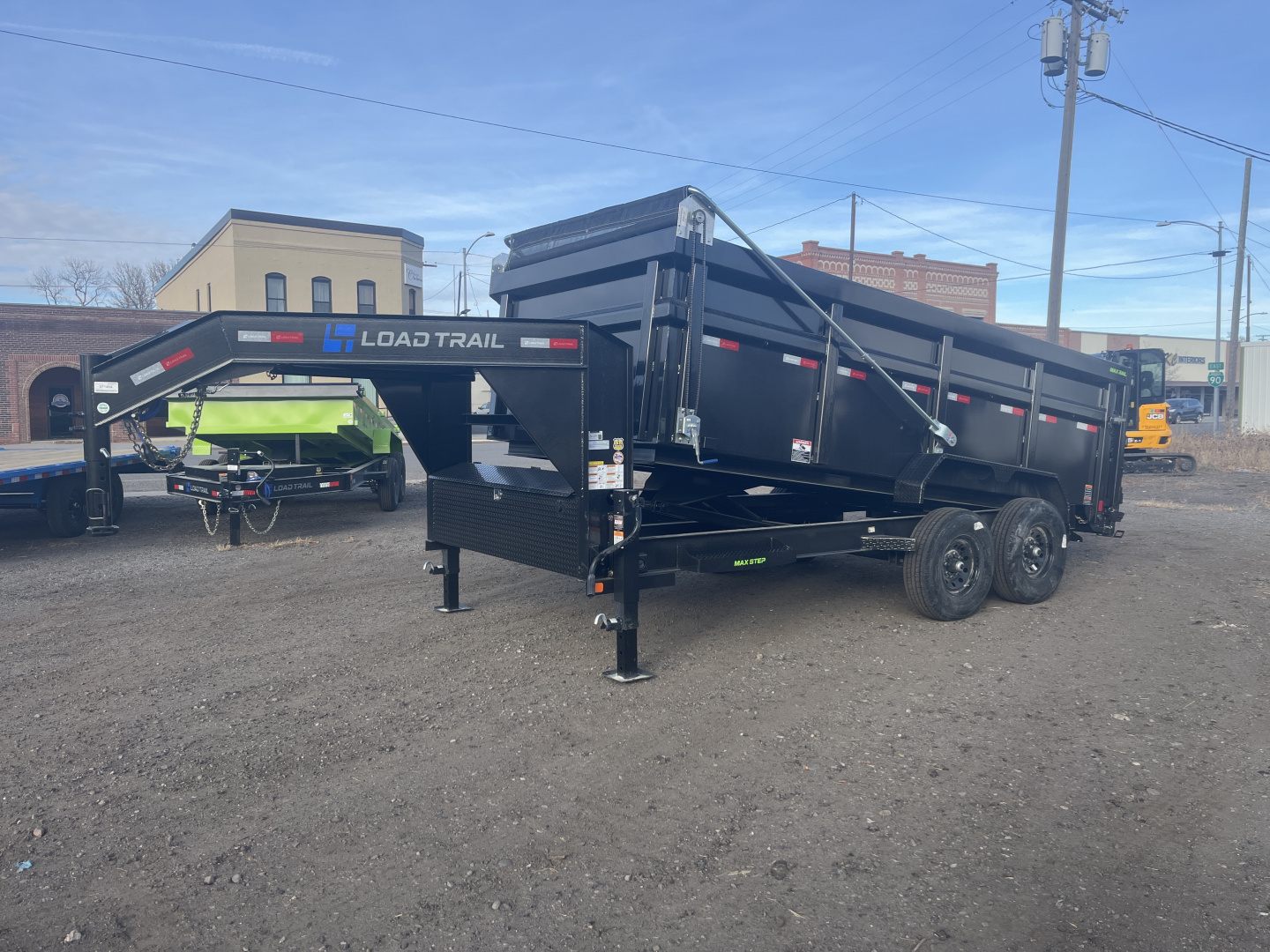 New 2026 Load Trail 83" x 16' Tandem Axle Gooseneck Low-Pro Dump