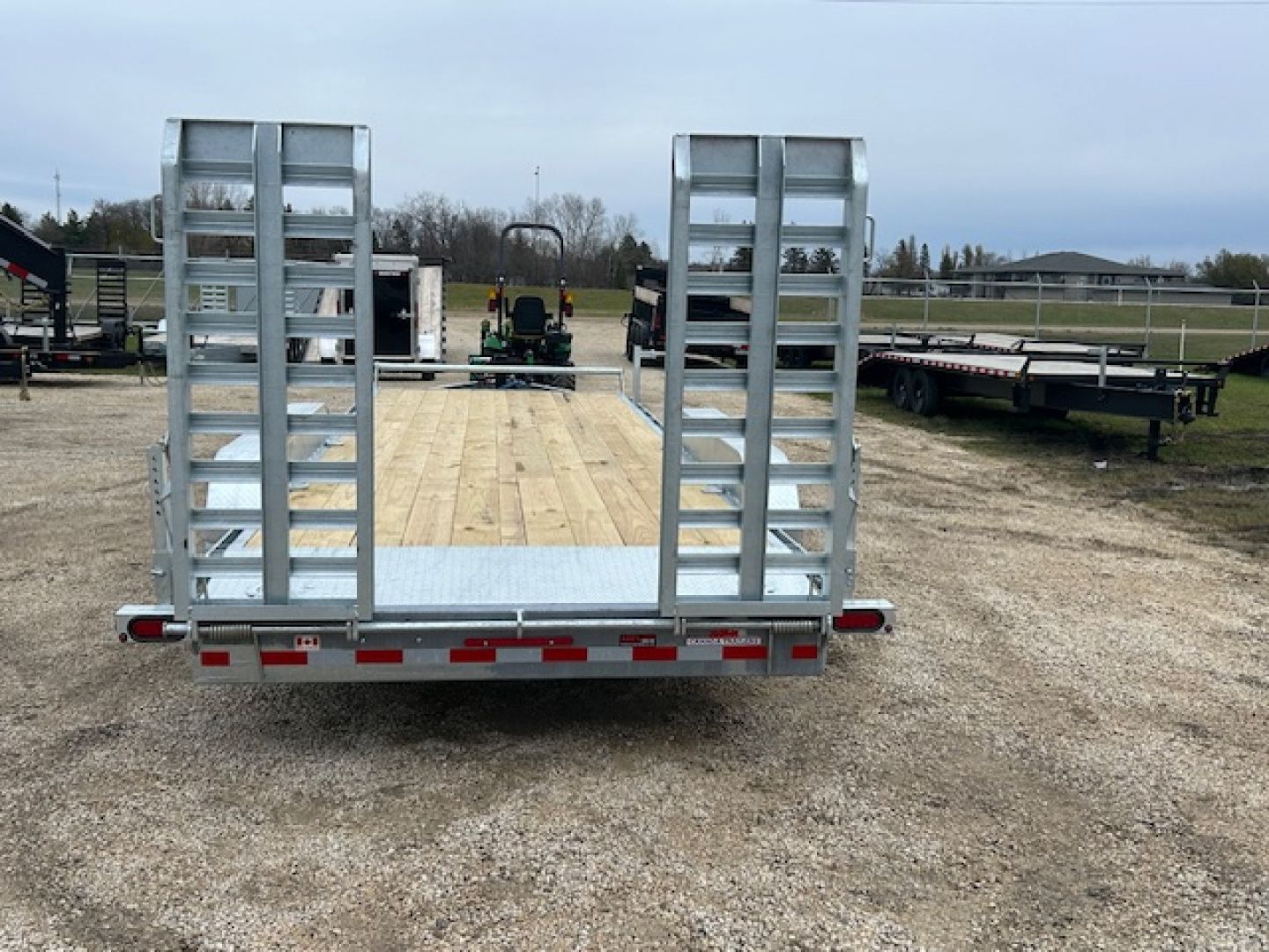 New 2026 Canada Trailers 24 ft Galvanized Triple Axle Equipment Trailer