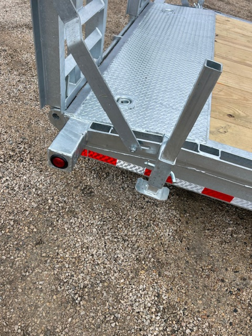 New 2026 Canada Trailers 24 ft Galvanized Triple Axle Equipment Trailer