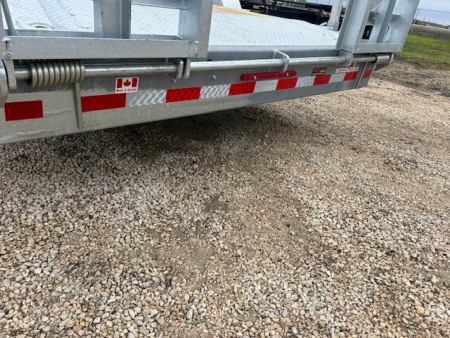 New 2026 Canada Trailers 24 ft Galvanized Triple Axle Equipment Trailer