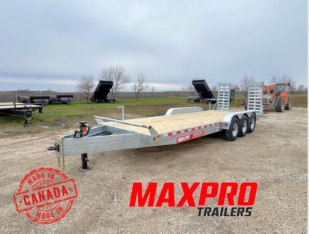New 2026 Canada Trailers 24 ft Galvanized Triple Axle Equipment Trailer