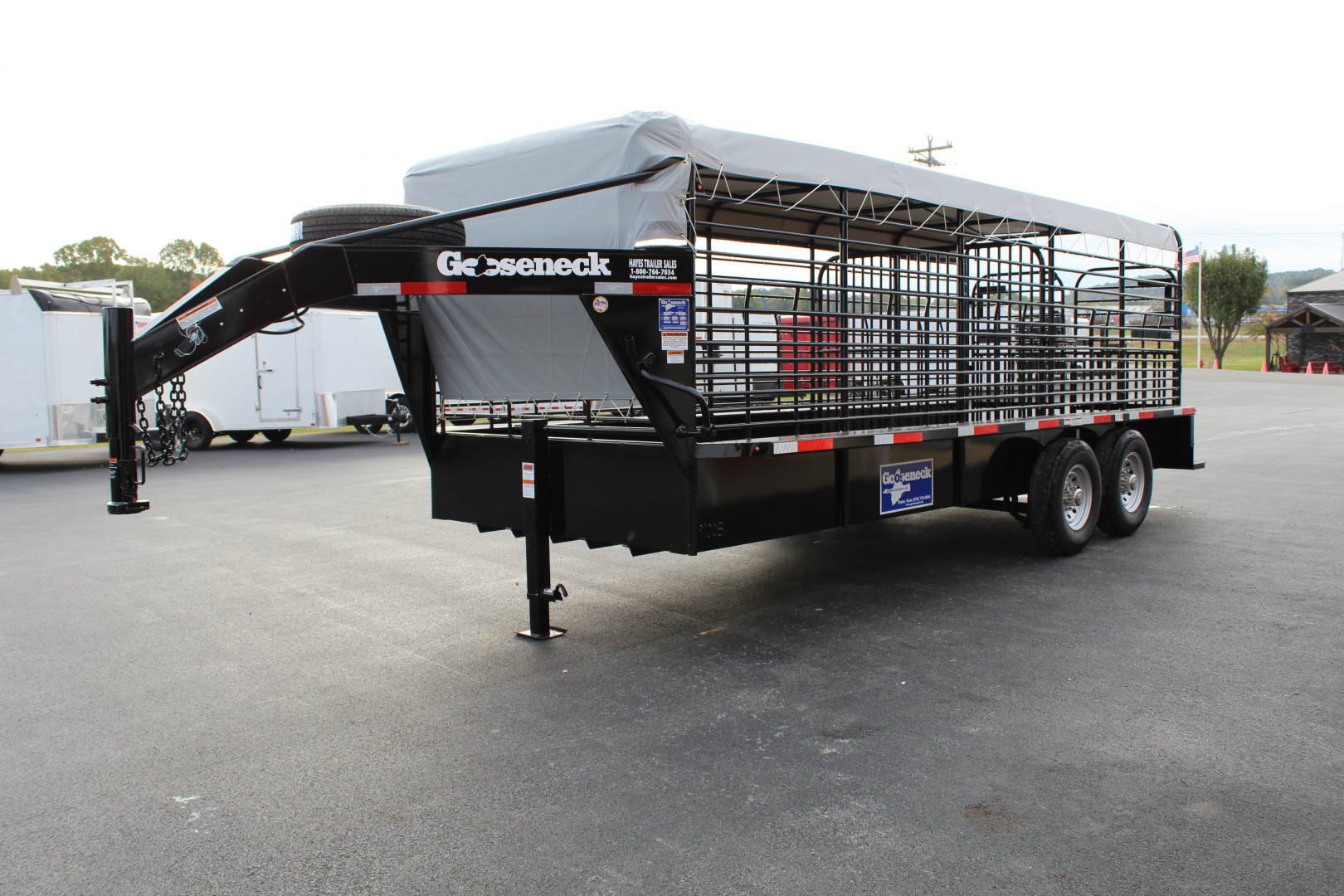 New 2026 Gooseneck Trailer MFG 262068 Stock / Stock Combo Trailer